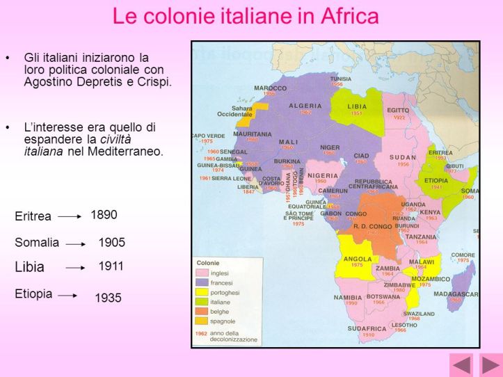 Le+colonie+italiane+in+Africa